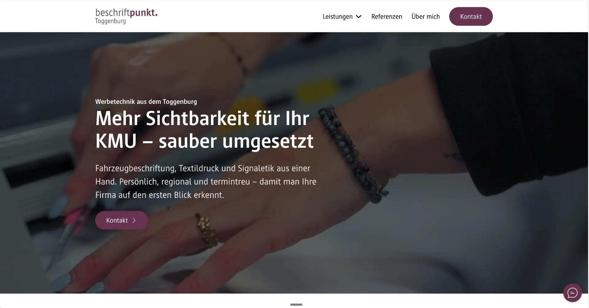 Beschriftpunkt Toggenburg