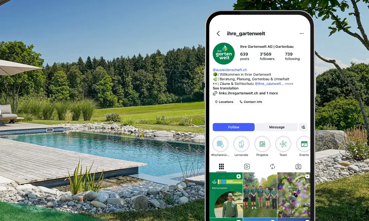 Social-Media-Referenz Ihre Gartenwelt AG